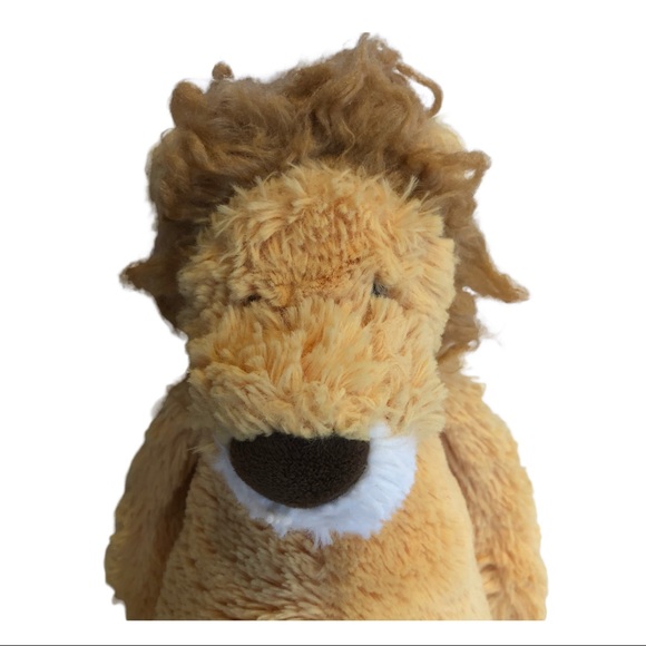 Jellycat Medium Bashful Lion Plush Yellow gold 12” Stuffed Animal Bean Bag Toy. - Picture 4 of 9